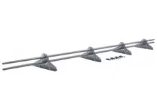 Снегозадержатель NEW трубчатый Grand Line RAL 9006 3м