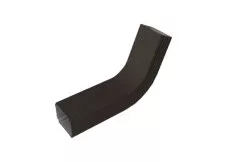Колено трубы гофрированное Vortex Lite 76х102 мм RR 32 темно-коричневый
